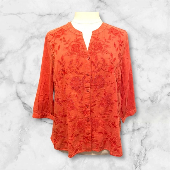 Chico's Embroidered Top sz 4/XXL NWT - Picture 1 of 16